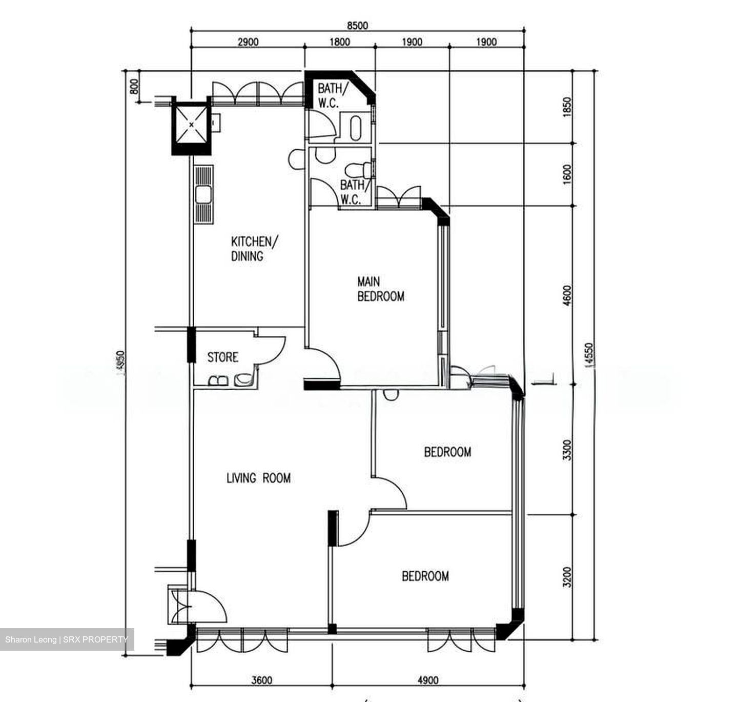 Blk 304 Hong Kah East Garden (Jurong East), HDB 4 Rooms #547627061